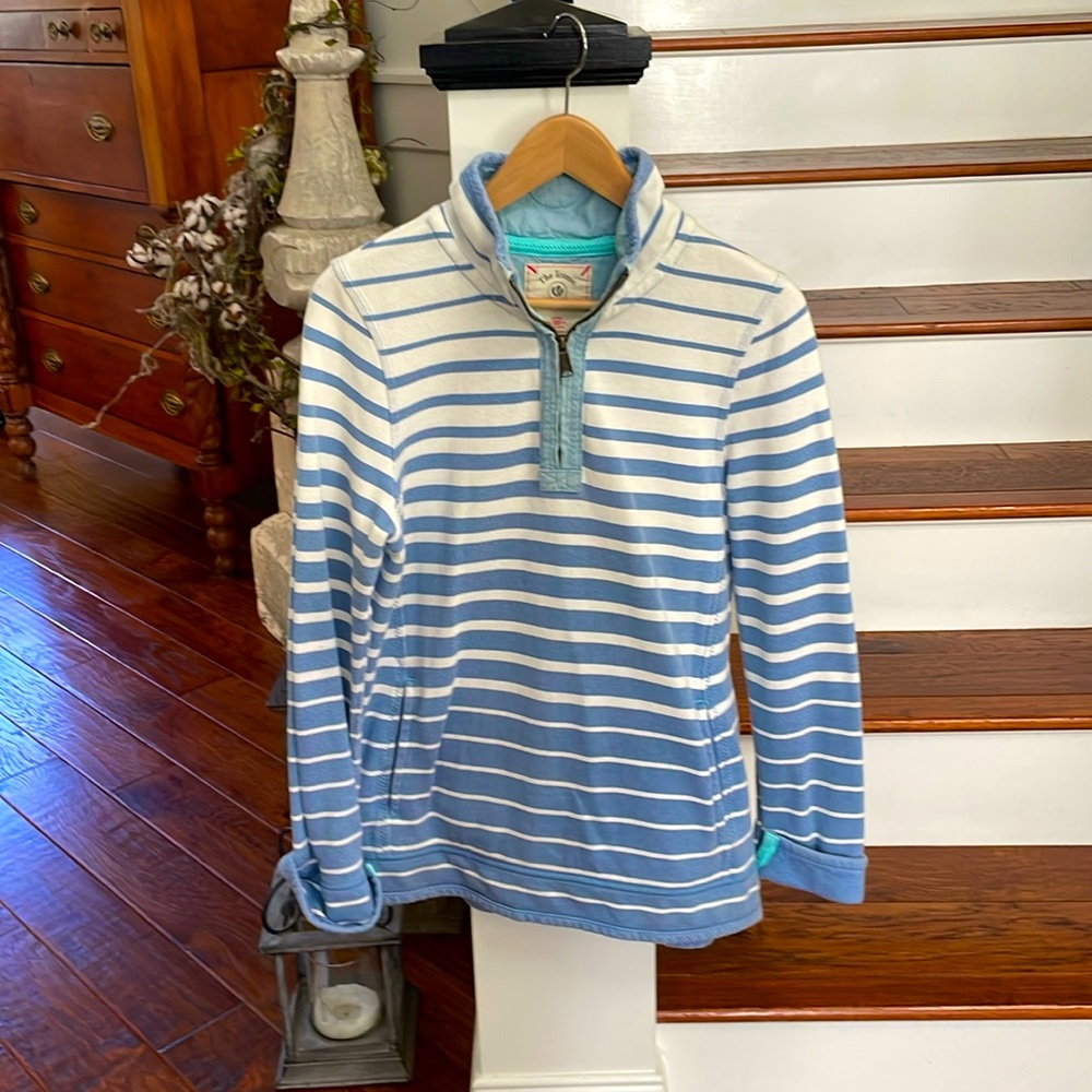 Fat Face Airlie woven 1/4 zip top